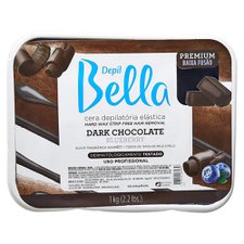 Cera Barra Dark Chocolate 1kg - Depil Bella