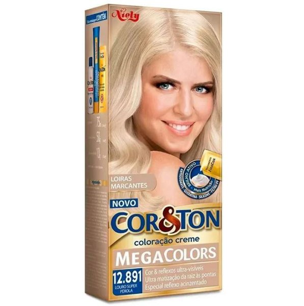 Coloração Cor & Ton 12.891 Louro Super Pérola - Niely