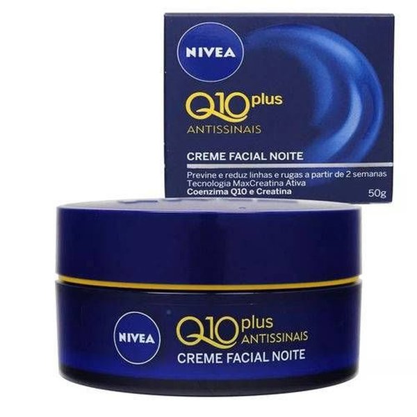 Creme Facial Antissinais Q10 Noite Plus 50g - Nivea