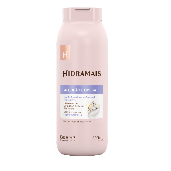 Loção Hidratante Algodão e Ômega 3 500ml - Hidramais