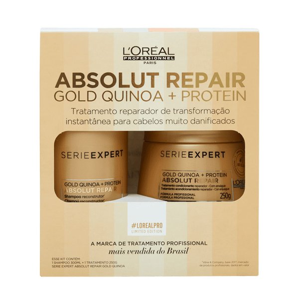 Kit Absolut Repair Gold Quinoa (2 produtos) - Loreal
