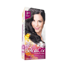 Coloração Bela&Cor 3.0 Castanho Escuro - BeautyColor