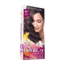 Coloração Bela&Cor 4.0 Castanho Médio - BeautyColor
