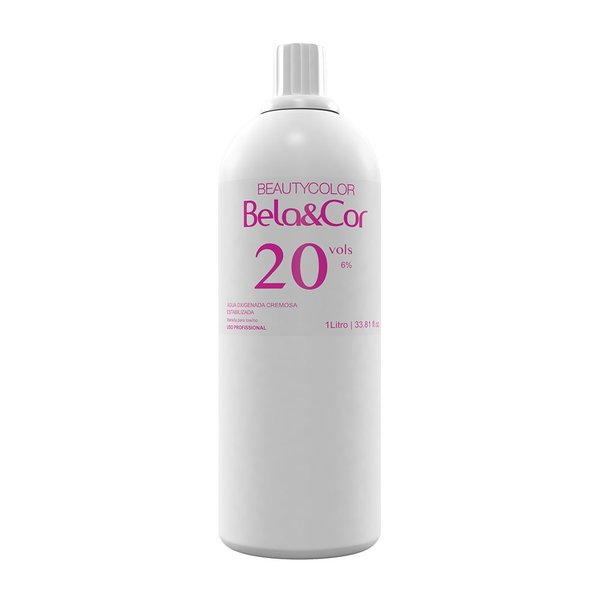 Água Oxigenada Cremosa - Beautycolor Bela&Cor 20Vol. - 1L
