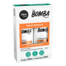 Kit Shampoo e Condicinador SOS Bomba Antiqueda Salon Line 200ml