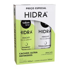 Kit Shampoo e Condicionador Hidra Cachos Ultra Definidos Salon Line 300ml
