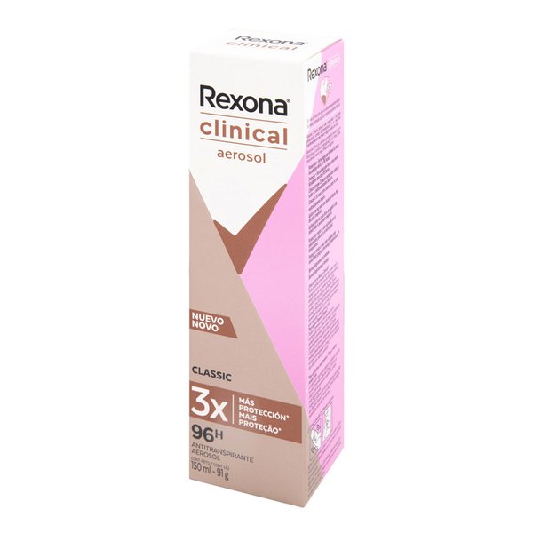 Desodorante Aerosol Rexona Clinical Classic 150ml