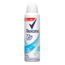 Desodorante Rexona Antitranspirante Aerosol Cotton Dry 150ml