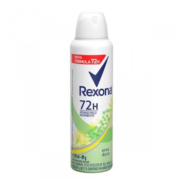 Desodorante Rexona Antitranspirante Aerosol Erva Doce 150ml