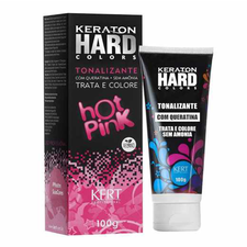 Tonalizante Keraton Hard Colors sem Amônia Trata e Colore Hot Pink 100g - Kert