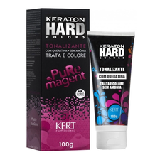 Tonalizante Keraton Hard Colors sem Amônia Trata e Colore Pure Magent 100g - Kert