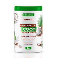 Creme de Pentear Explosão de Coco 1Kg - Beleza Natural