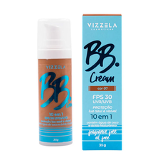 Base BB Cream 10 em 1 FPS 30 Cor 07 - Vizzela