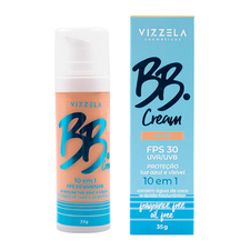 Base BB Cream 10 em 1 FPS 30 Cor 03 - Vizzela