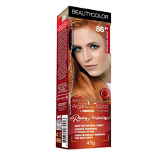 Coloração 86.44 Ruivo Cobre Natural 45g - BeautyColor