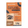 Henna para Sobrancelhas Castanho Claro 1,5g - Della & Delle