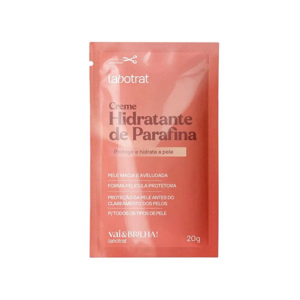 Sachê Creme Hidratante de Parafina Vai & Brilha 20g - Labotrat