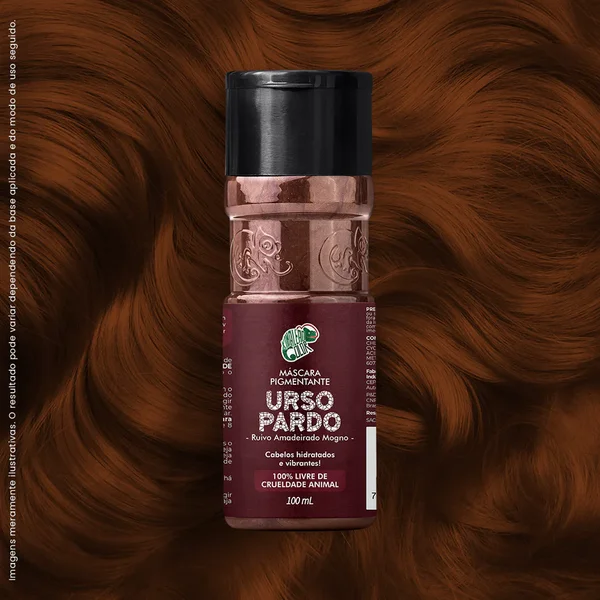 Máscara Pigmentante Urso Pardo 100ml - Kamaleão Color