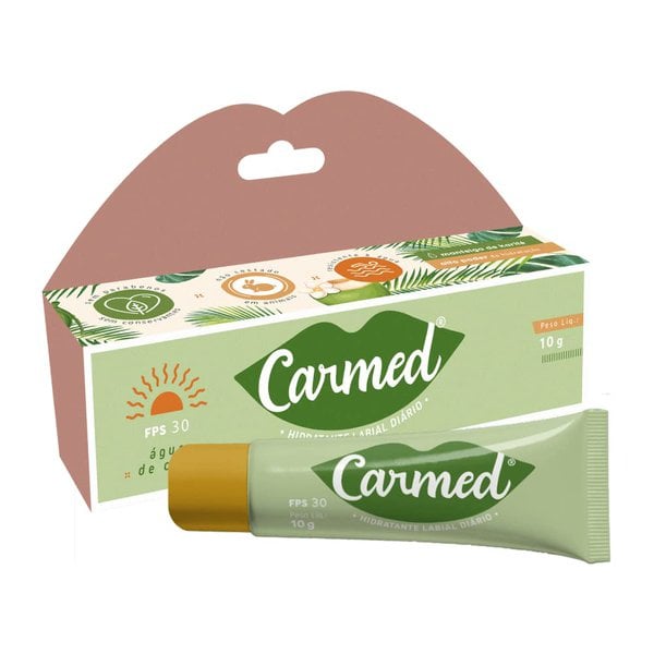Hidratante Labial Água de Coco FPS 30 - Carmed