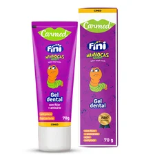 Gel Dental Fini Minhocas 70g - Carmed