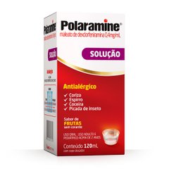 Antialérgico Polaramine 0,4mg/mL Solução Oral 120mL