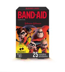 Curativos Band-Aid Os Incríveis 2 c/ 25 unidades