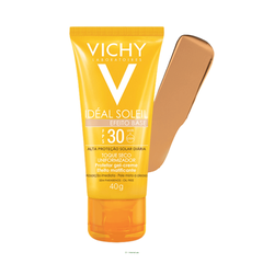 Protetor Solar Facial Vichy Idéal Soleil Efeito Matificante FPS30 Cor Clara 40g