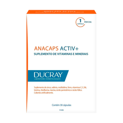 Anacaps Activ+ Ducray 30 Cápsulas