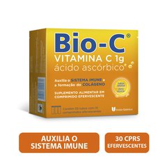 Vitamina C Bio-C 1g 30 Comprimidos Efervescentes