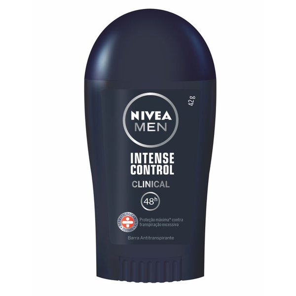 Desodorante em Barra Nivea Men Clinical Intense Control 42g