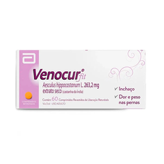 Venocur Fit 263,2mg 60 Comprimidos Revestidos de Liberação Retardada