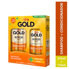 Shampoo Niely Gold Nutrição Poderosa 275ml + Condicionador 175ml