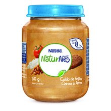 Papinha Naturnes Nestlé Caldo de Feijão, Carne e Arroz 170g