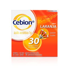 Cebion 1g sabor laranja  30 comprimidos efervescentes