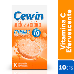 Vitamina C Cewin 1g com 10 Comprimidos Efervescentes