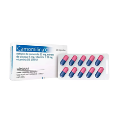 Camomilina C com 20 Cápsulas