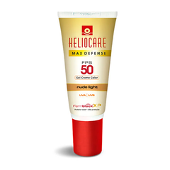 Heliocare Max Defense Fps50 gel Creme color Nude Light 50g