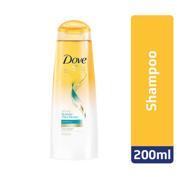 Shampoo Dove Nutrição Óleo Micelar 200ml
