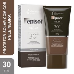 Protetor Solar Episol Color Pele Negra FPS30 40g