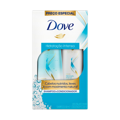 Kit Shampoo Dove Hidratação Intensa Infusão Oxigênio 400ml + Condicionador 200ml