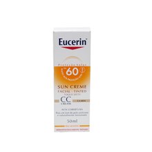 Protetor Solar Eucerin Sun CC Cream Claro FPS 60 50ml