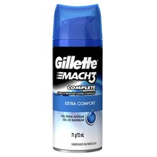 Mini Gel de barbear Gillette Mach3 Extra Comfort 71g