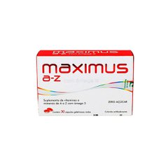 Maximus A-Z 30 cápsulas  Zero Açúcar