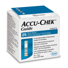 Tiras Accu-Chek Guide para Controle de Glicemia 25 testes