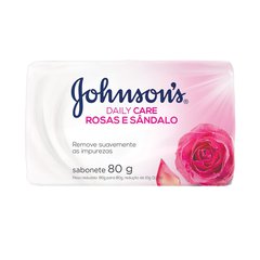 Sabonete Johnsons Daily Care Rosas e Sândalo 80g