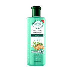 Shampoo Flores e Vegetais Detox Chá Verde e Gengibre 310ml