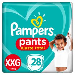 Fralda Pampers Pants Ajuste Total XXG 28 Unidades