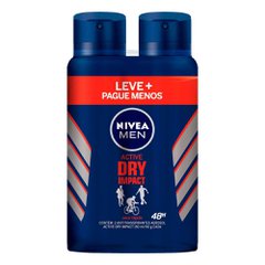 Kit Desodorante Aerosol Nivea Men Dry 2 Unidades 150ml