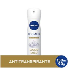 Desodorante Aerosol Nivea Deomilk Toque Seco 150ml