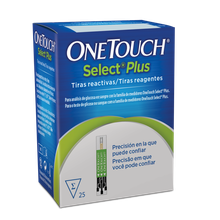 Tiras One Touch Select Plus 25 Unidades
